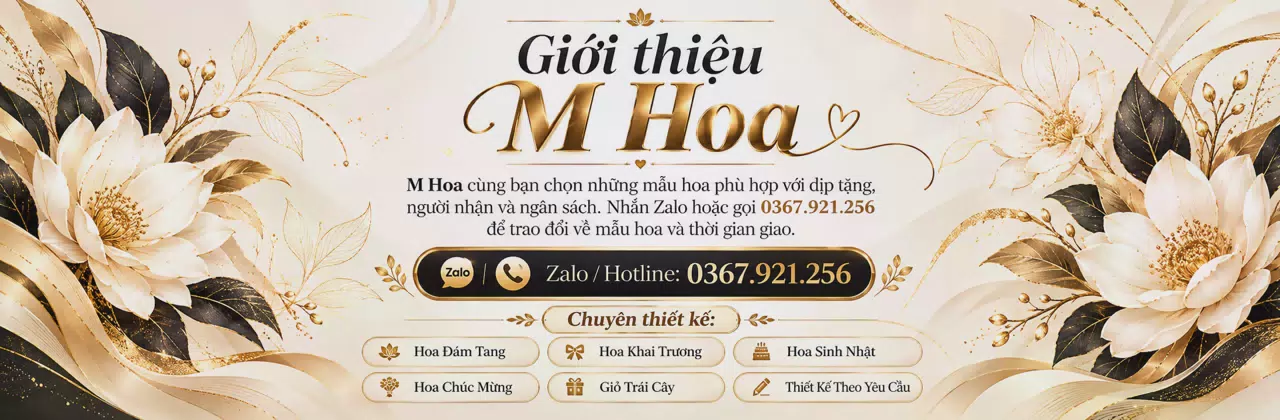 Ảnh bìa Shop hoa tươi Xã Hoà Minh Vĩnh Long - Cùng bạn gửi lời cảm ơn